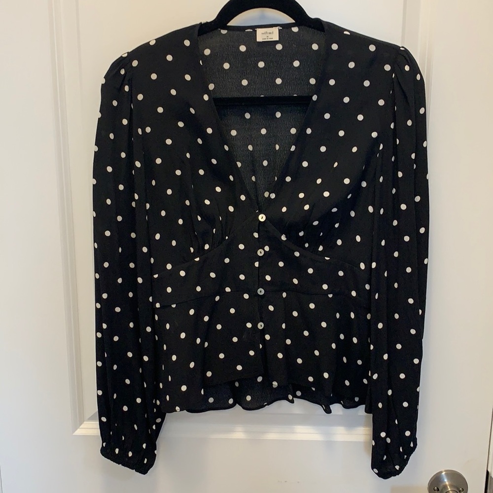 Aritzia Wilfred blouse